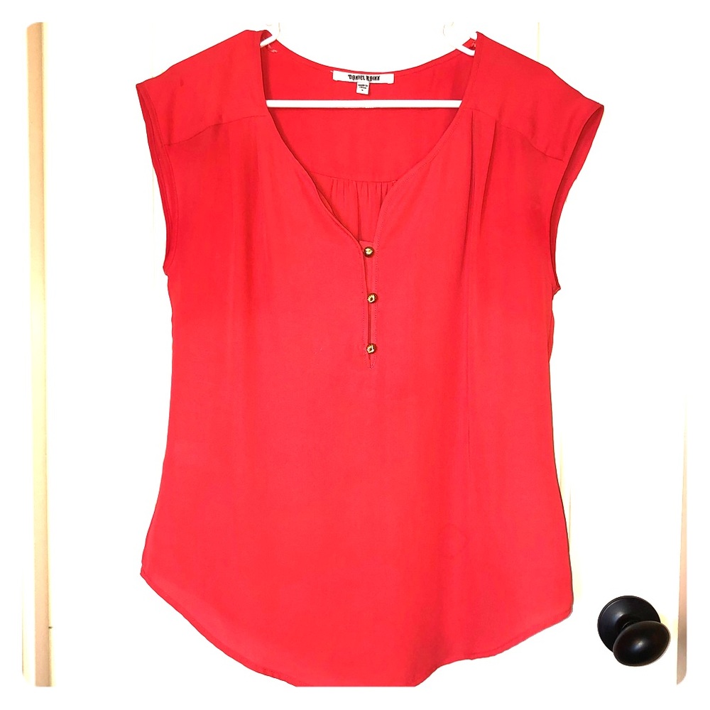Daniel Rainn Womens light orange blouse